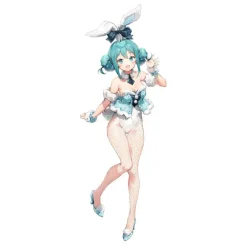 Vocaloid - Hatsune Miku Figur / BiCute Bunnies - White Rabbit Version: Furyu