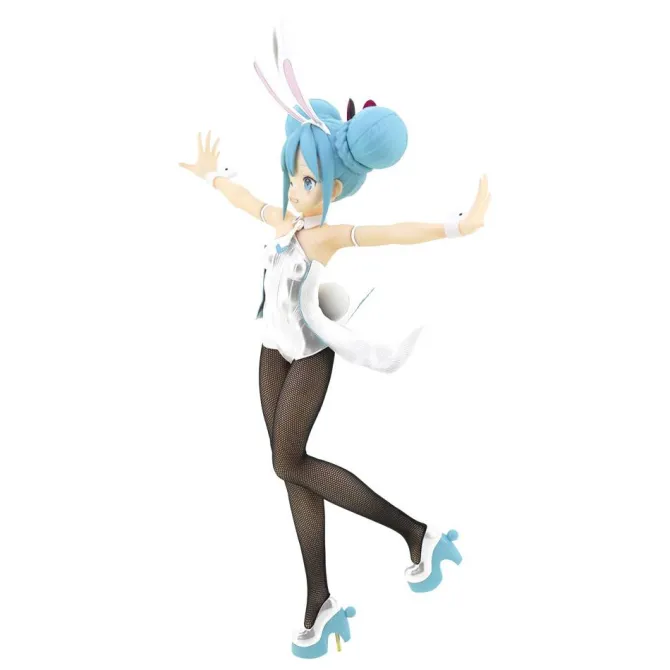 Vocaloid - Hatsune Miku Figur / BiCute Bunnies - White Rabbit Version 2: Furyu