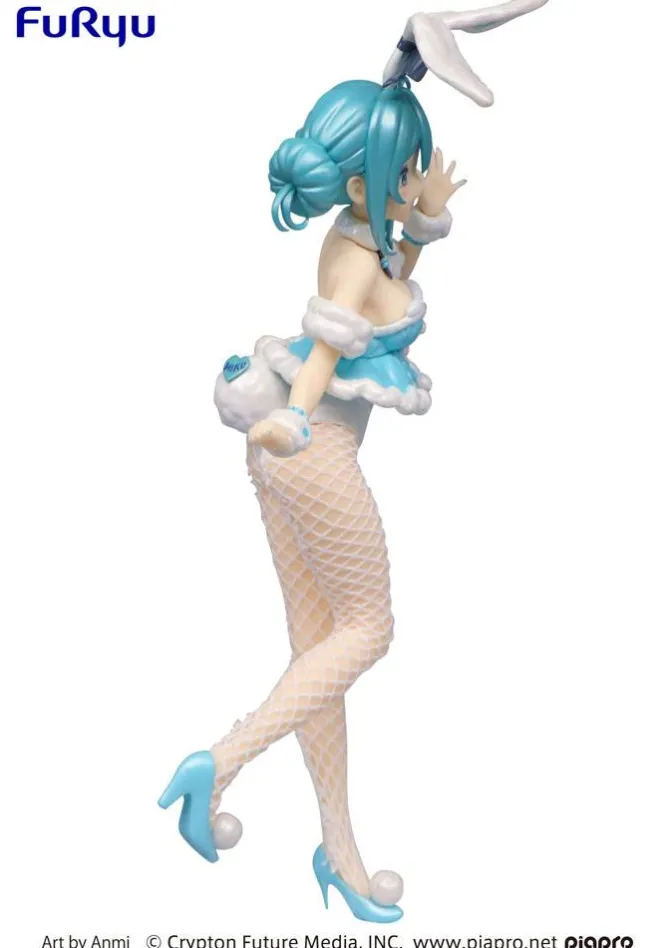 Vocaloid - Hatsune Miku Figur / BiCute Bunnies - White Rabbit Pearl Color Version: Furyu