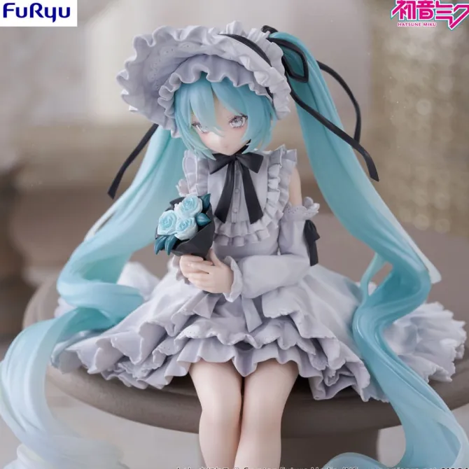 Vocaloid - Hatsune Miku Noodle Stopper Figur / Vintage Doll Style: Furyu
