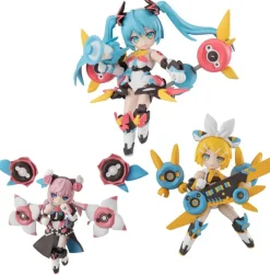 Vocaloid - Luka, Rin & Miku Actionfigur / Desktop Army: MegaHouse