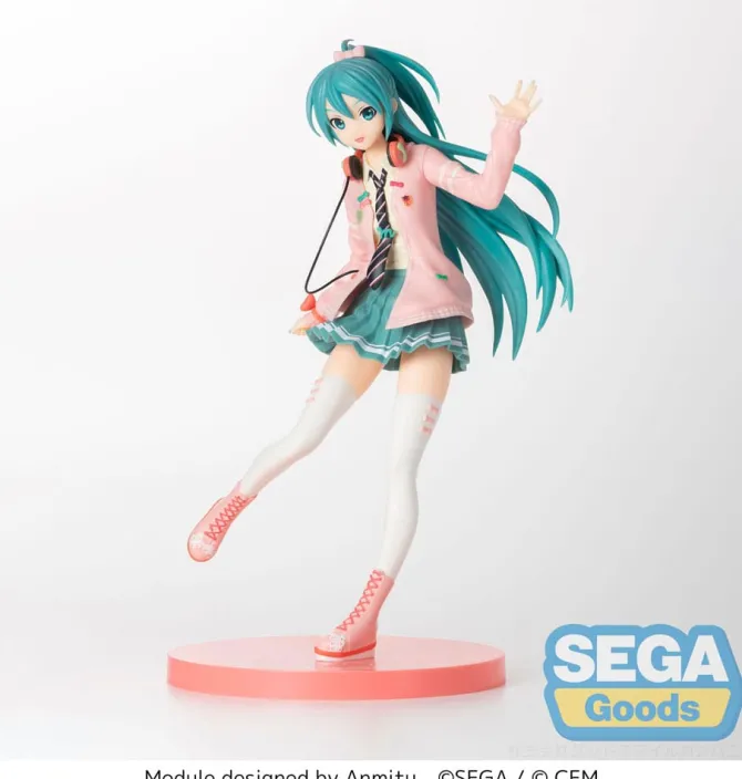 Vocaloid Project DIVA Arcade - Hatsune Miku Figur / SPM - Ribbon Girl: Sega