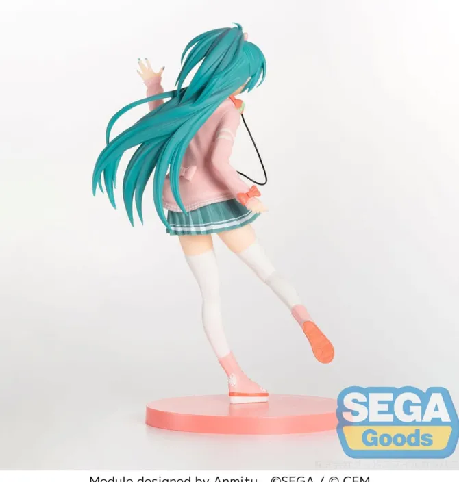 Vocaloid Project DIVA Arcade - Hatsune Miku Figur / SPM - Ribbon Girl: Sega