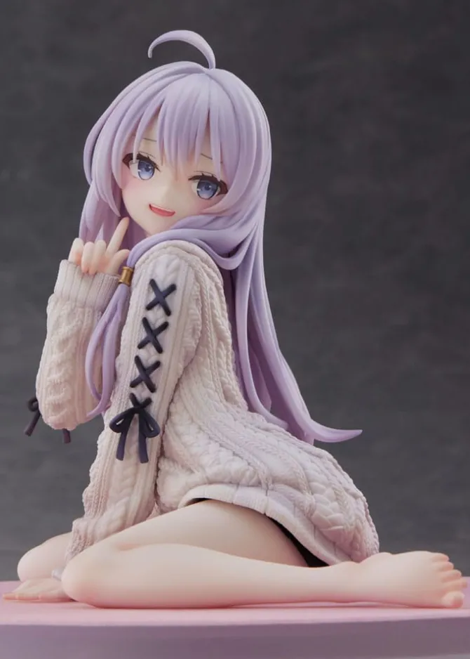 Wandering Witch: The Journey of Elaina - Elaina Statue / Knit One-piece Dress Version: FuRyu