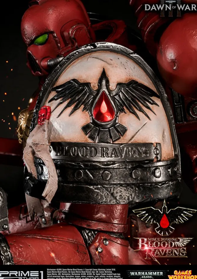 Warhammer 40K Dawn of War III - Space Marine Blood Ravens Statue: Prime 1 Studio