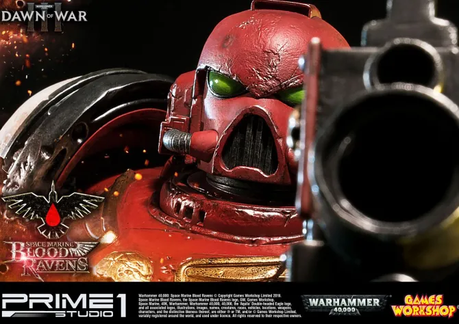 Warhammer 40K Dawn of War III - Space Marine Blood Ravens Statue: Prime 1 Studio