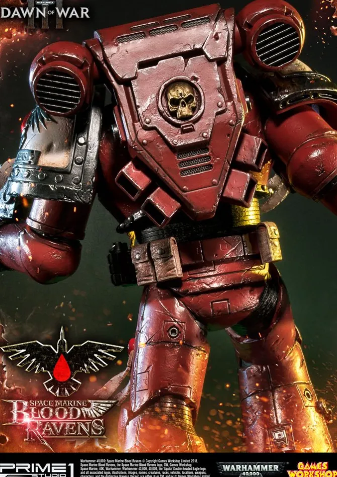 Warhammer 40K Dawn of War III - Space Marine Blood Ravens Statue: Prime 1 Studio