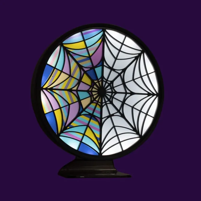 Wednesday - Mood Light-Lampe Ophelia Hall Window: Blue Sky Studio