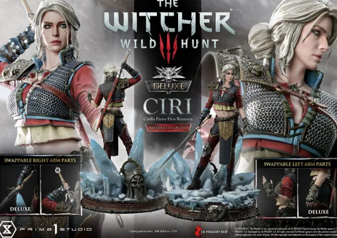 Witcher 3 - Cirilla Fiona Elen Riannon Statue / Alternative Outfit Deluxe Bonus Version: Prime 1 Stu