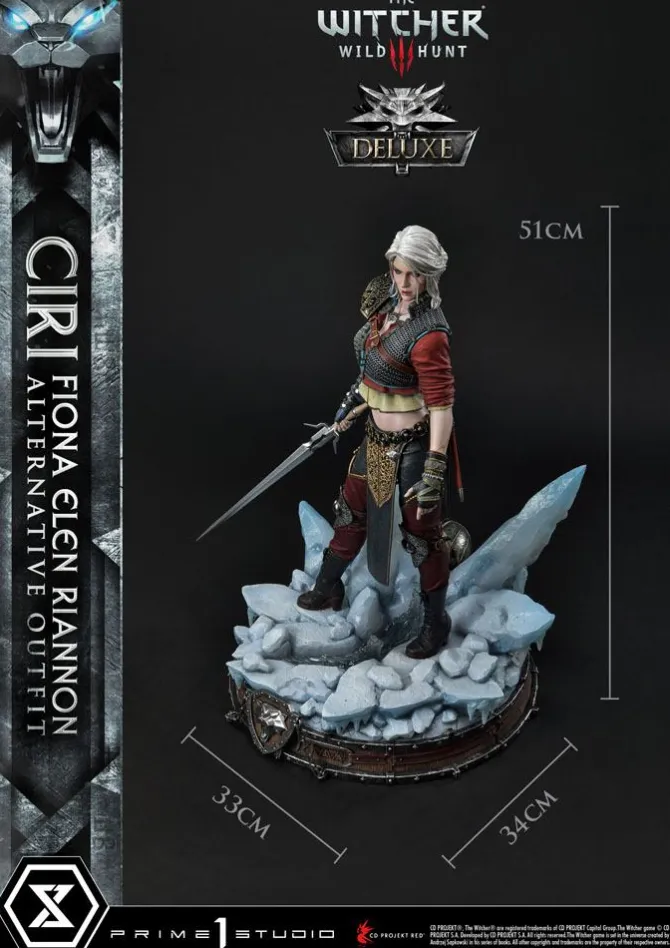 Witcher 3 - Cirilla Fiona Elen Riannon Statue / Alternative Outfit Deluxe Bonus Version: Prime 1 Stu