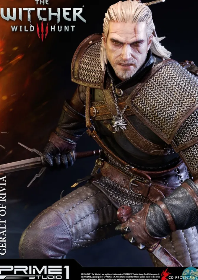 Witcher 3 Wild Hunt - Geralt of Riva Statue - limited Edition: Prime 1 Studio