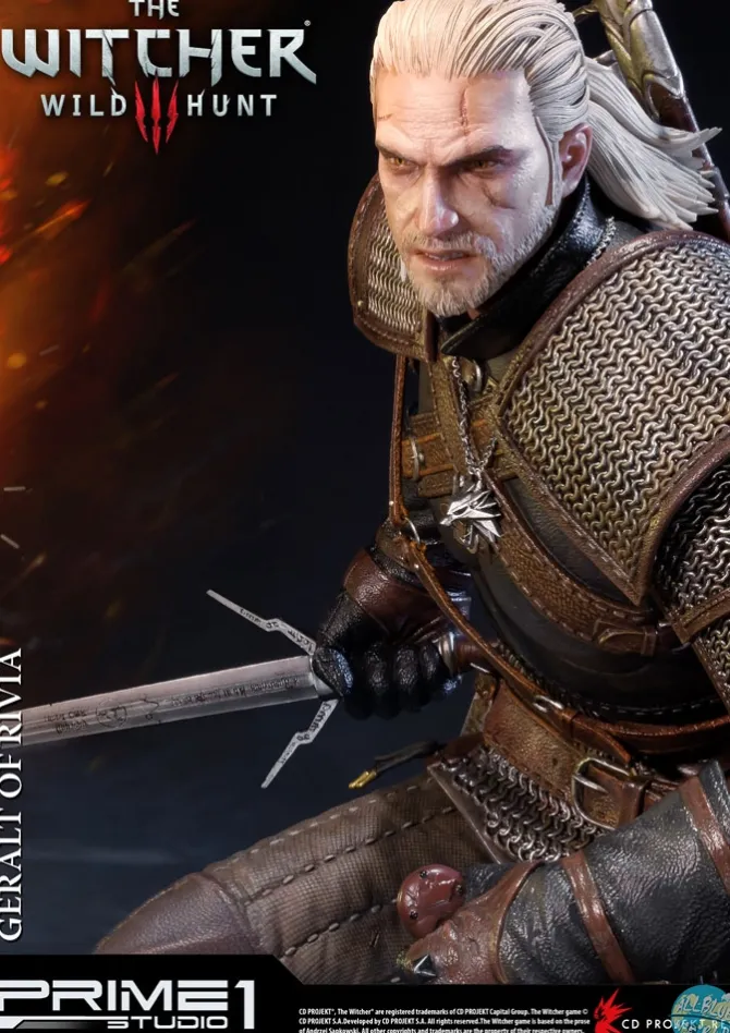 Witcher 3 Wild Hunt - Geralt of Riva Statue - limited Edition: Prime 1 Studio