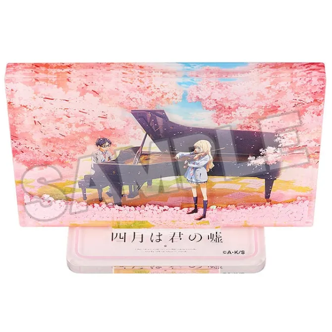 Your Lie in April - Stand Glitter Acrylic: Good Smile Company