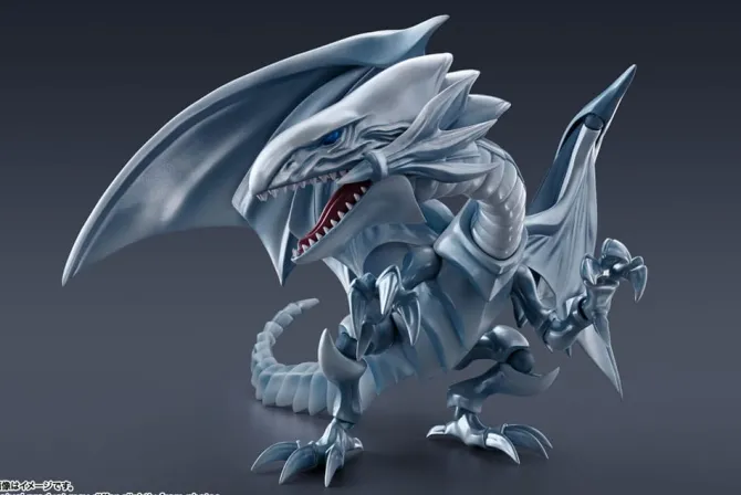 Yu-Gi-Oh! - Blue-Eyes White Dragon Actionfigur / S.H. MonsterArts: Tamashii Nations