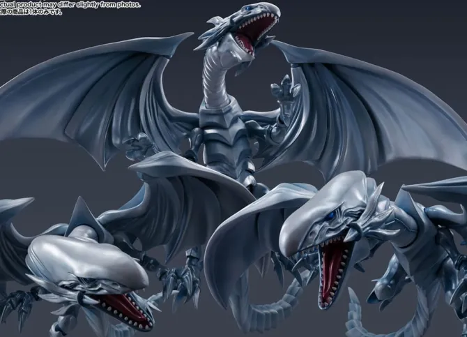 Yu-Gi-Oh! - Blue-Eyes White Dragon Actionfigur / S.H. MonsterArts: Tamashii Nations