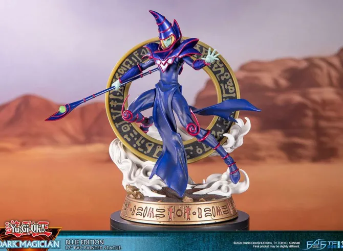 Yu-Gi-Oh! - Dark Magician Statue / Blue Version: First 4 Figures