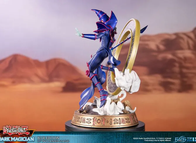 Yu-Gi-Oh! - Dark Magician Statue / Blue Version: First 4 Figures