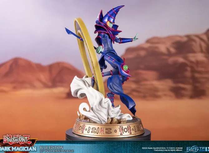 Yu-Gi-Oh! - Dark Magician Statue / Blue Version: First 4 Figures