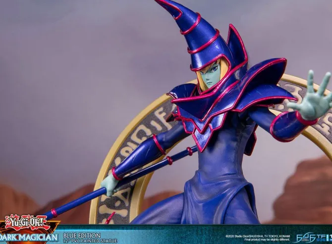 Yu-Gi-Oh! - Dark Magician Statue / Blue Version: First 4 Figures