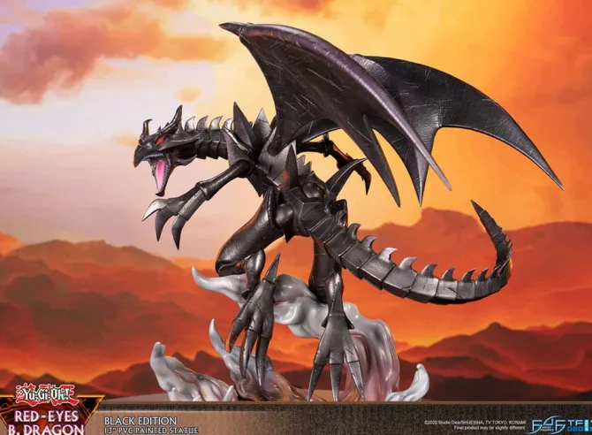 Yu-Gi-Oh! - Red-Eyes B. Dragon Statue / Black Edition: First 4 Figures