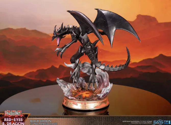 Yu-Gi-Oh! - Red-Eyes B. Dragon Statue / Black Edition: First 4 Figures
