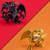 Yu-Gi-Oh! Duel Monsters Megatoon - Red Eyes Black Dragon & The Winged Dragon of Ra (with gift)Statue