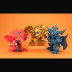 Yu-Gi-Oh! Duel Monsters Megatoon - Red Eyes Black Dragon & The Winged Dragon of Ra (with gift)Statue