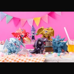 Yu-Gi-Oh! Duel Monsters Megatoon - Red Eyes Black Dragon & The Winged Dragon of Ra (with gift)Statue