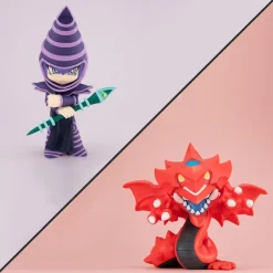 Yu-Gi-Oh! Duel Monsters Megatoon - Slifer the Sky Dragon & Dark Magician Statue / (with gift): Megah