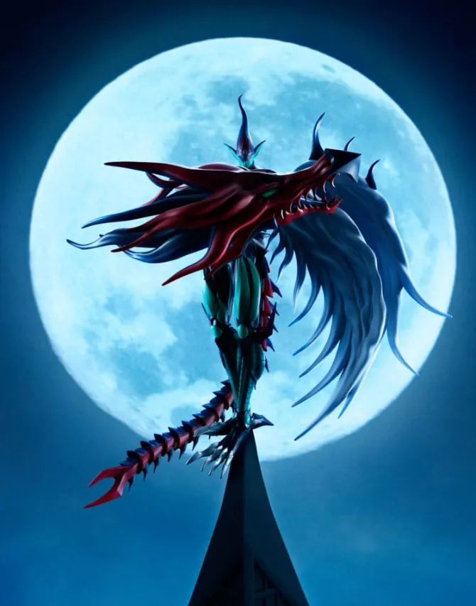 Yu-Gi-Oh! GX - Elemental Hero Flame Wingman Actionfigur / S.H. Figuarts -MonsterArts: Tamashii Nati