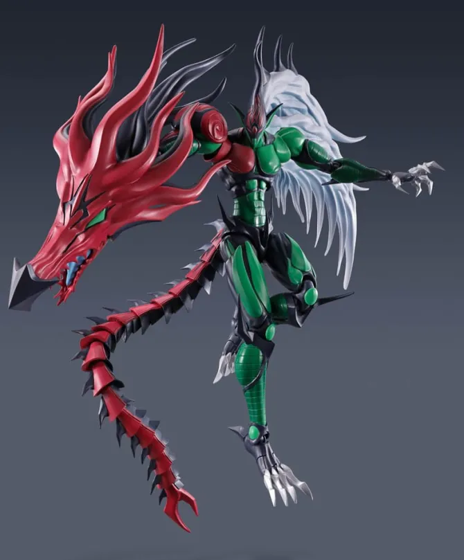 Yu-Gi-Oh! GX - Elemental Hero Flame Wingman Actionfigur / S.H. Figuarts -MonsterArts: Tamashii Nati
