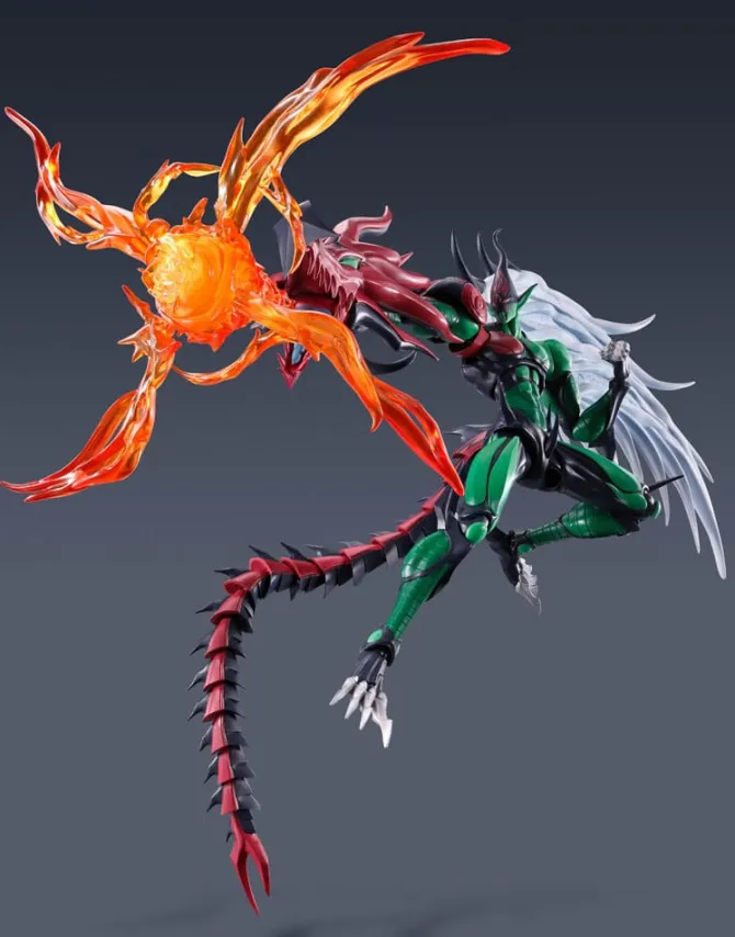Yu-Gi-Oh! GX - Elemental Hero Flame Wingman Actionfigur / S.H. Figuarts -MonsterArts: Tamashii Nati