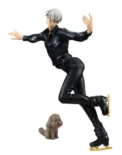 Yuri!!! on Ice - Victor Nikiforov & Makkachin Statue - G.E.M. Serie: MegaHouse